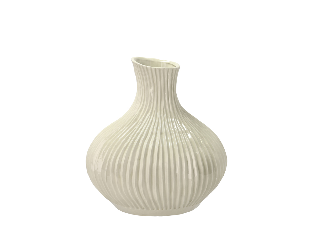 F&H Vase VILLA COLLECTION EIK in Farbe Weiß F&H Vase VILLA COLLECTION EIK in Farbe Weiß