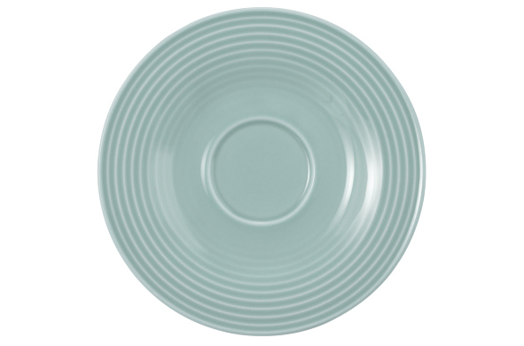 Seltmann Weiden Kombi-Untertasse klein 13,5cm Beat 3 Arktisblau 