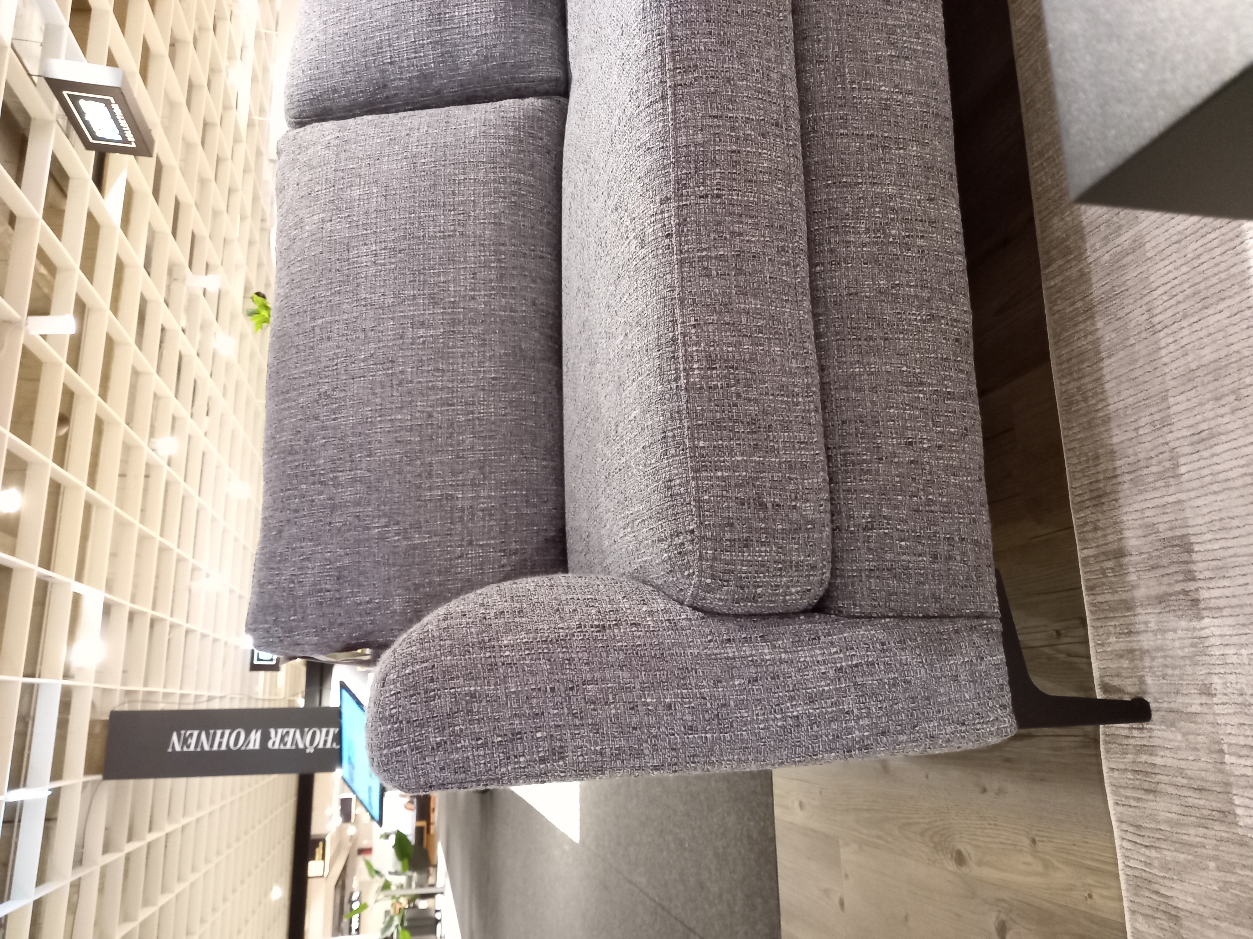SCHÖNER WOHNEN-Kollektion Polsterecke in Stoff Prime blue grey PG:8, Sofa, Couch, Grau Stoff, Polsterung, Wohnzimmermöbel