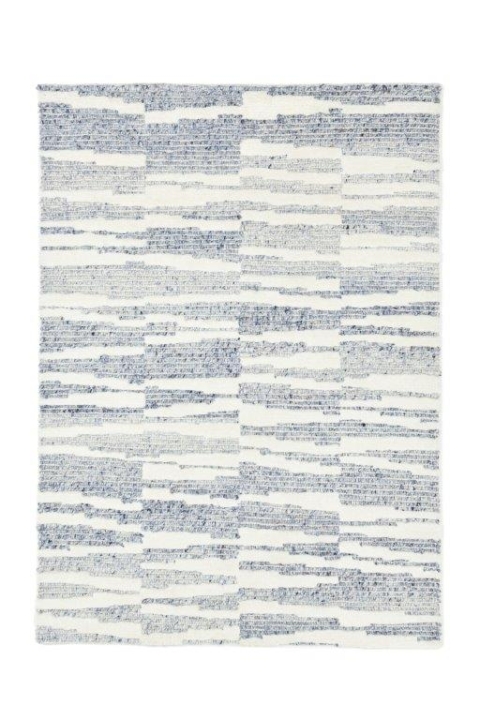Theo Keller Handwebteppich Caspian ca. 130x200cm in Farbe Blue Multi