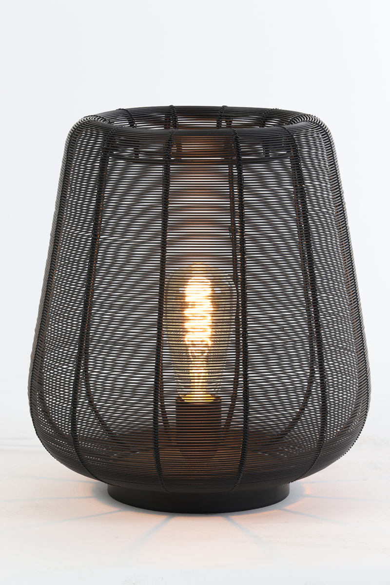 Light & Living Tischleuchte ADETA 29x31,5cm in matt schwarz