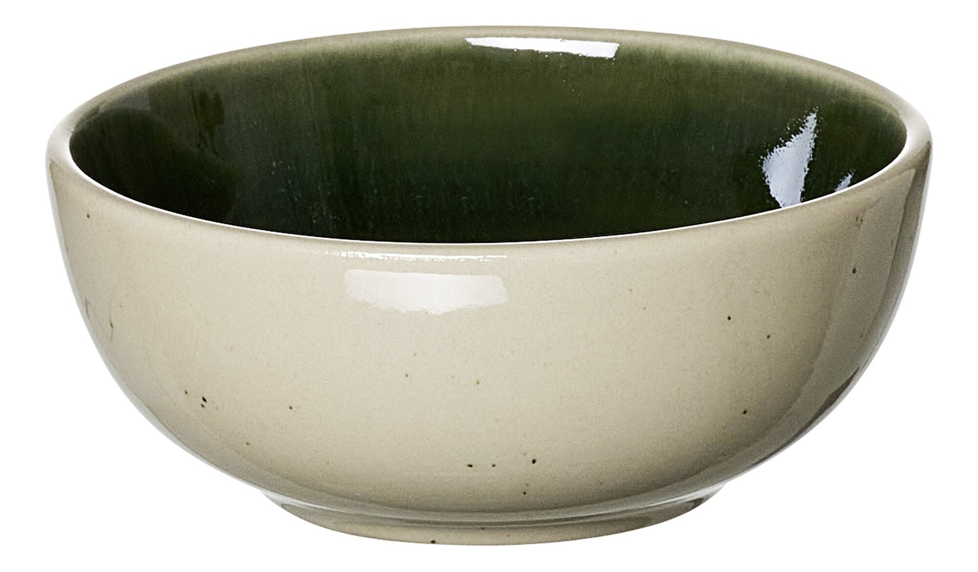Ritzenhoff & Breker Dipschale SKOG 9,5cm aus Steingut grünöbeige
