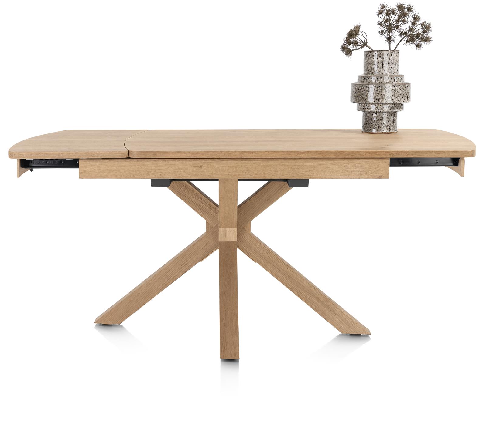 Henders & Hazel Ausziehtisch NYON ca. B100 H77 T140/190 cm in Natural sand Eiche furniert