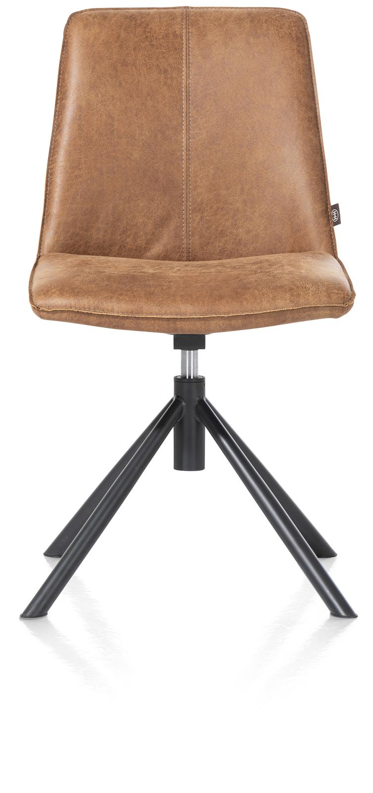 Henders & Hazel Stuhl Brody Leder Corsica semi cognac