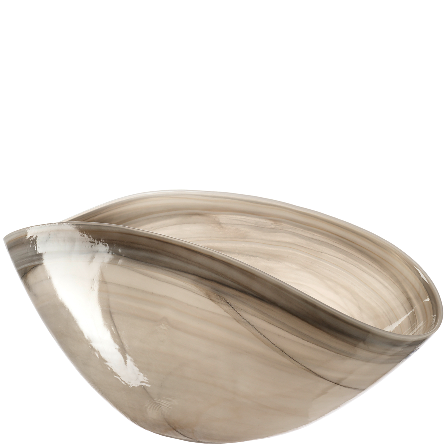 Leonardo Schale Alabastro 38x20cm in Farbe beige