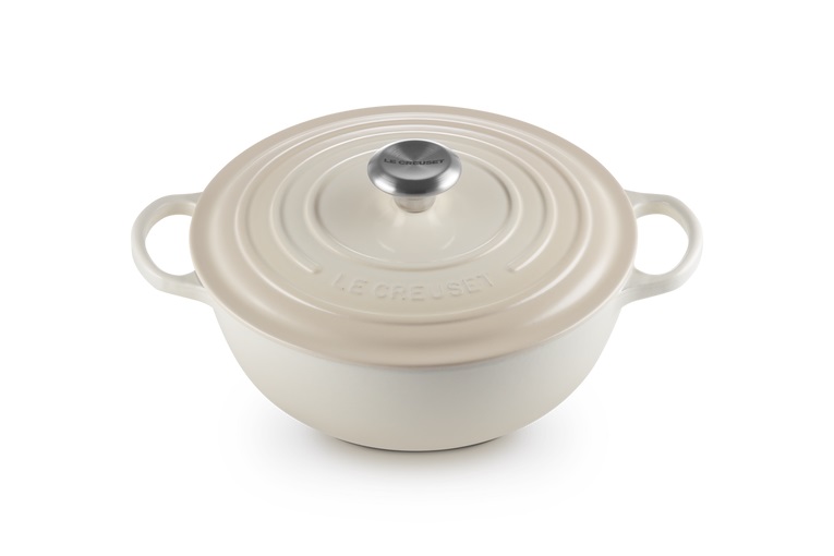 Le Creuset La Marmite 26cm in Farbe Meringue/Gusseisen
