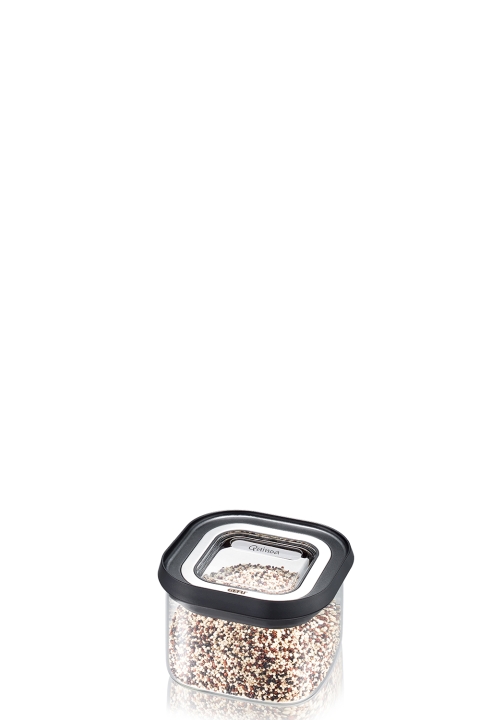 GEFU Vorratsdose PANTRY in Farbe schwarz/silber GEFU Vorratsdose PANTRY in Farbe schwarz/silber