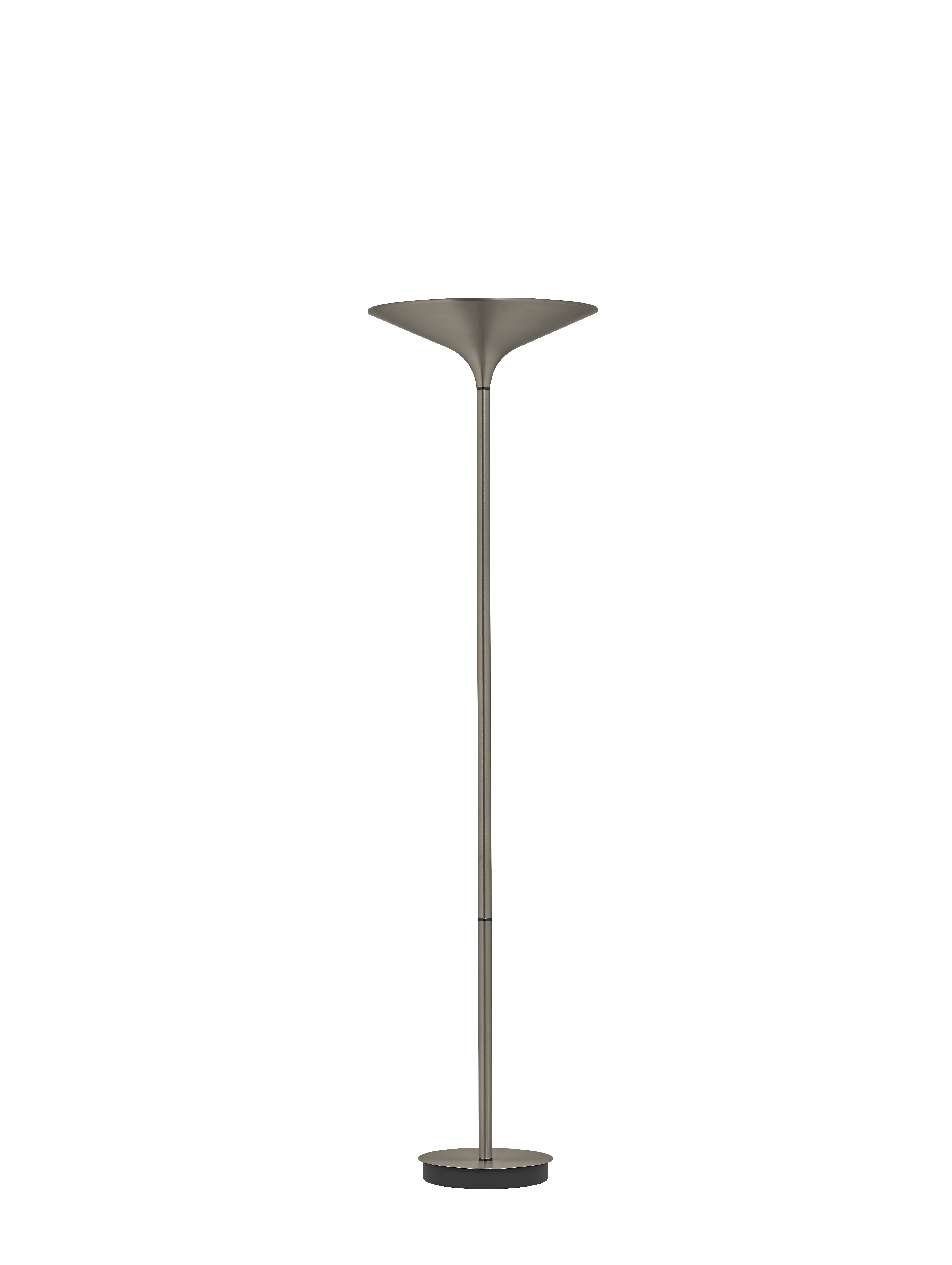 B-Leuchten LED-Stehleuchte Durchmesser ca. 48cm, Höhe ca. 180cm in Bronze eloxiert, Lampe