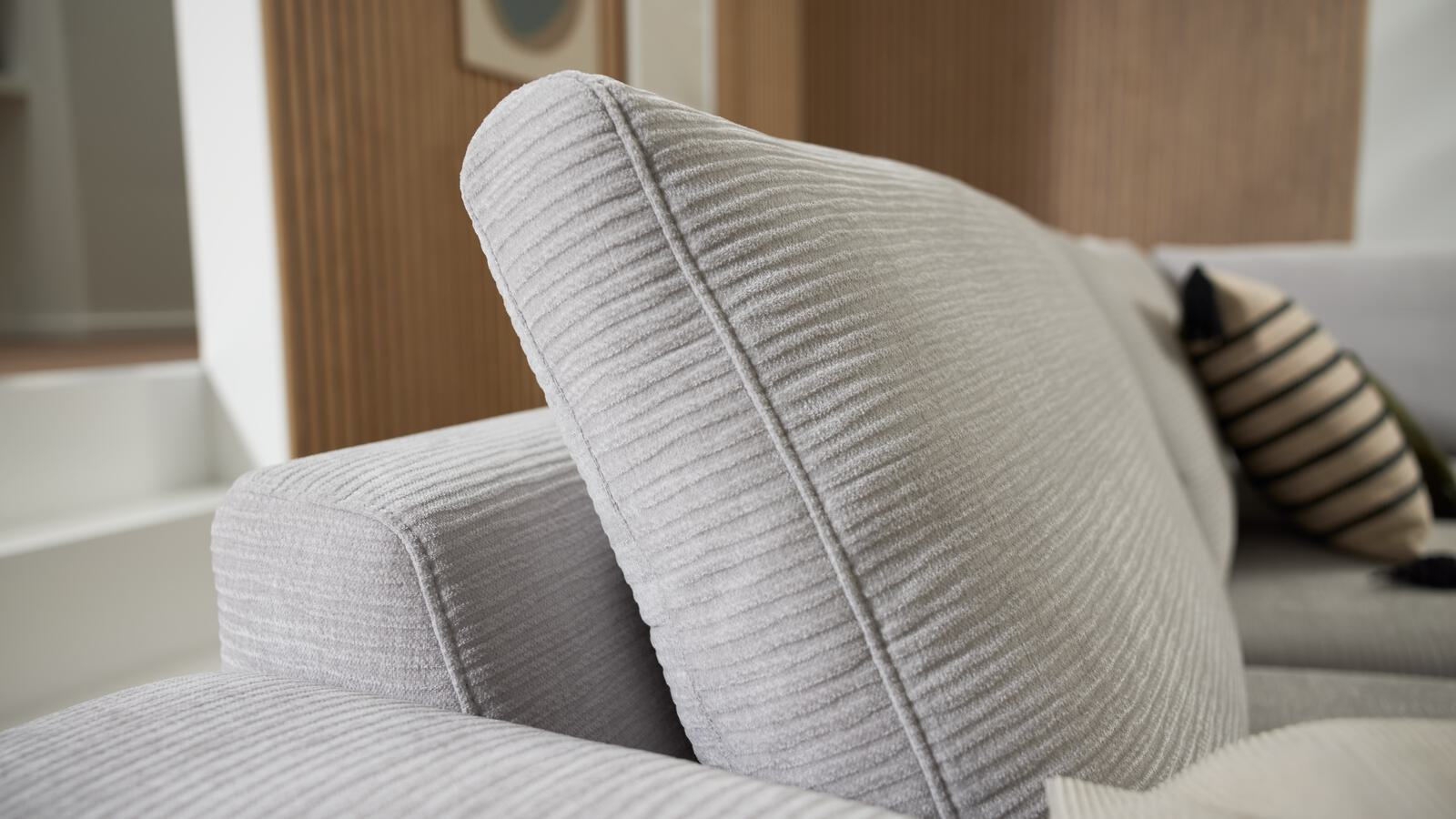 Interliving Polsterecke IL 4255 in Stoff Mara silber
