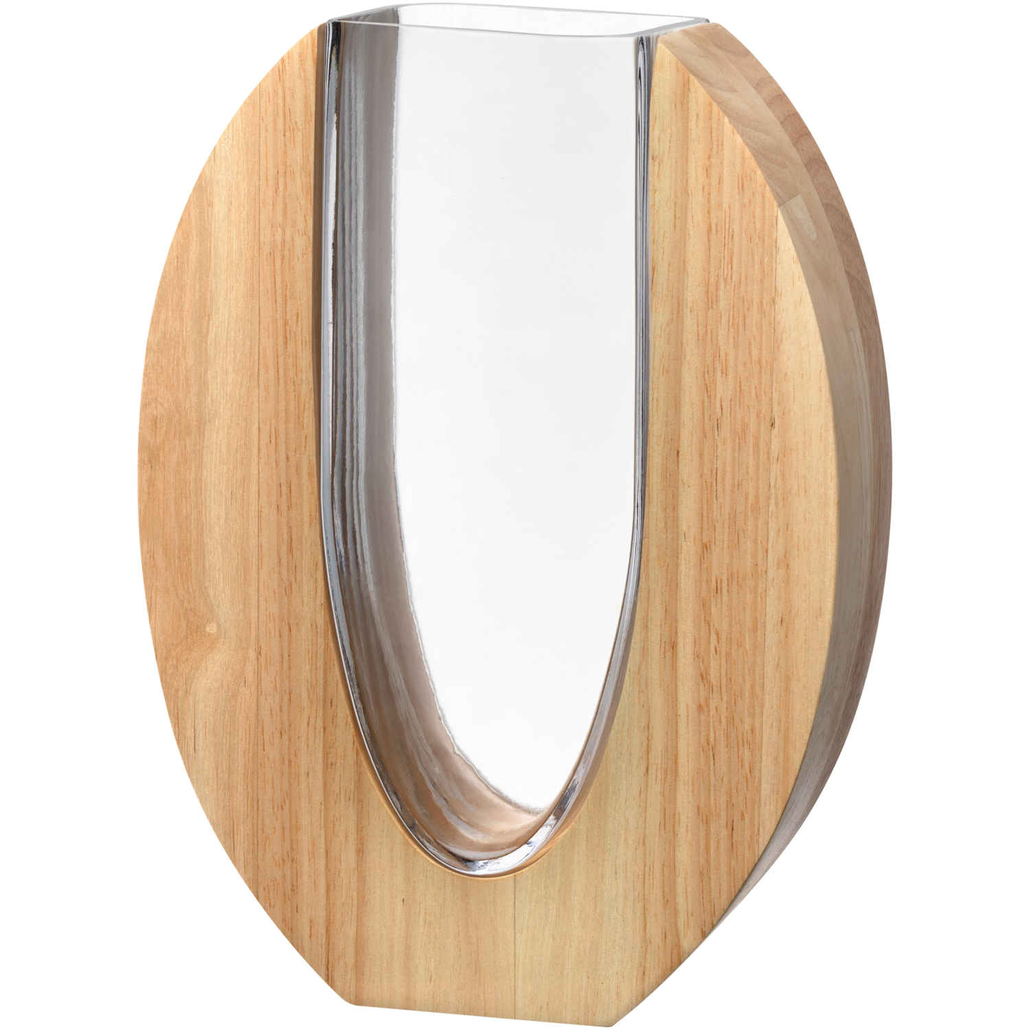 Leonardo Vase 28 Legno LEGNO ca. B20,5 H28 T7 cm in 