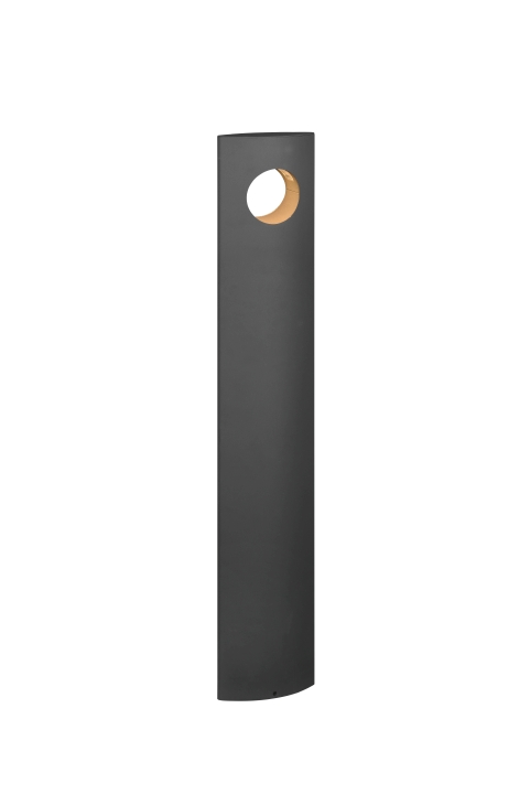 Trio LED-Stehleuchte KATUN in anthrazit, Metall Nickel matt