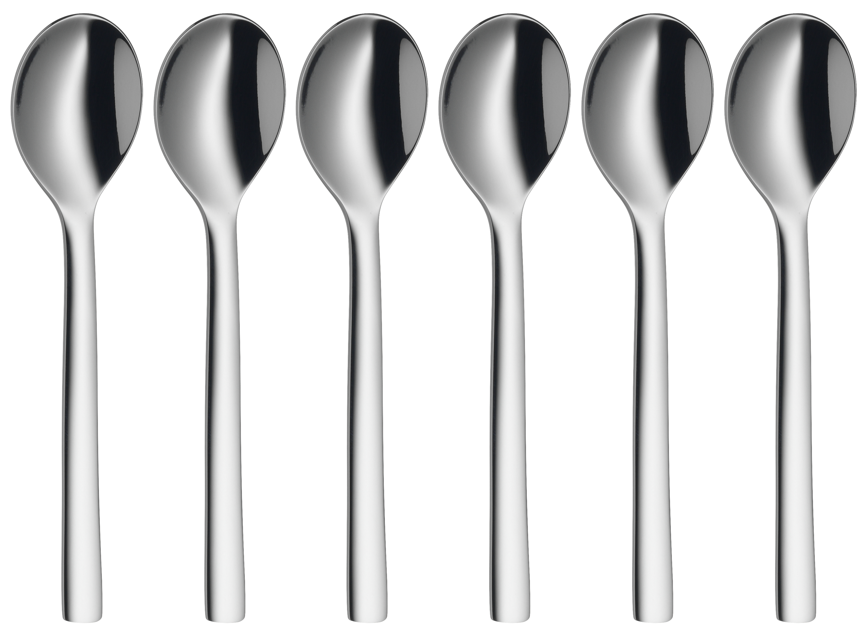 WMF Nuova Espressolöffel-Set, 6-teilig in poliertem Edelstahl
