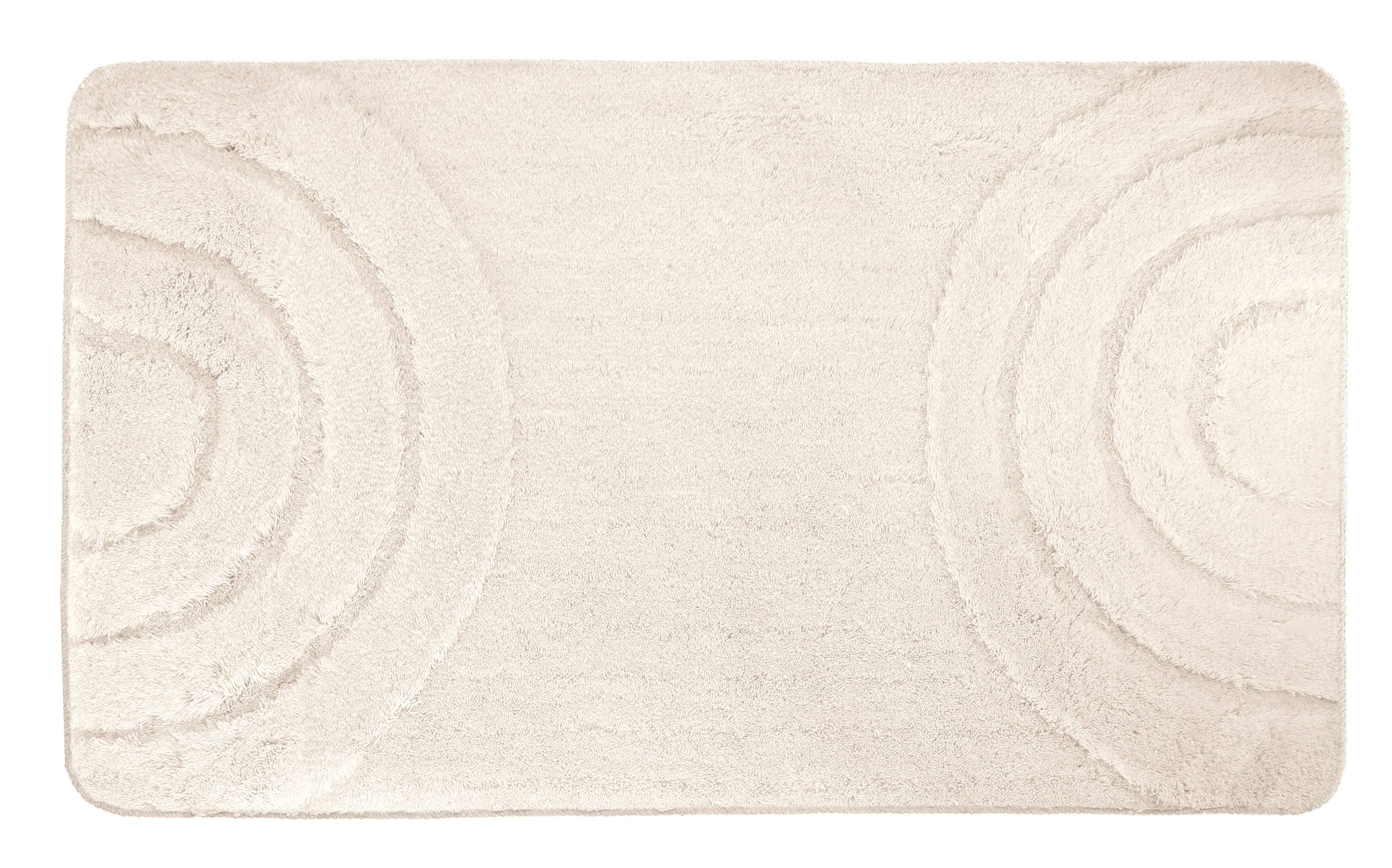 Kleine Wolke Badteppich BOW ca. 60x100cm in Farbe Sandbeige