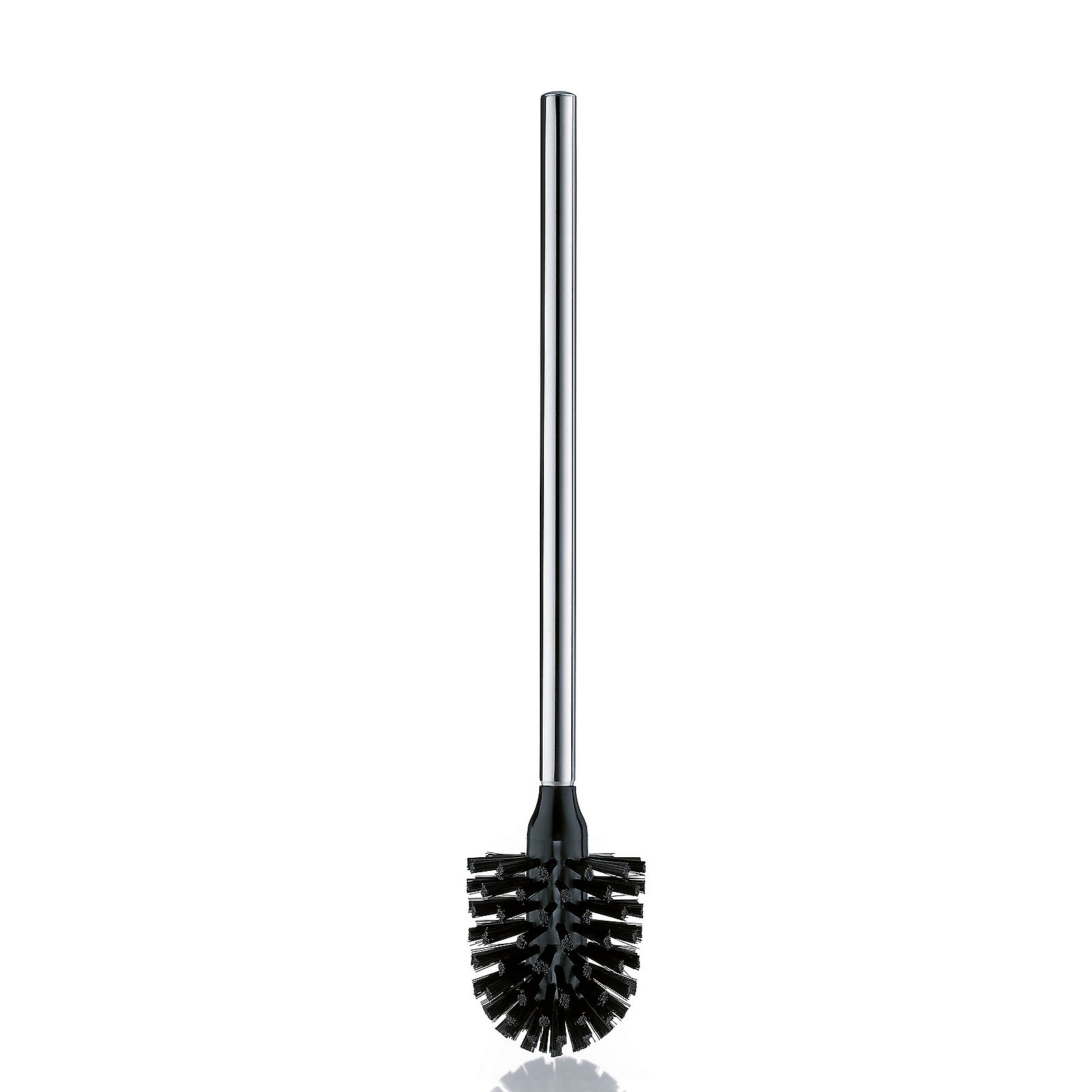 Kela WC-Bürste La Brosse Kunststoff Schwarz, Mascara wand, Strecke Bürste, Zylinder Griff, DruckO Ber, Runde Borsten, Bürstenkopf, Drehradius, Rundbürste, Schwarz, Nylonborsten