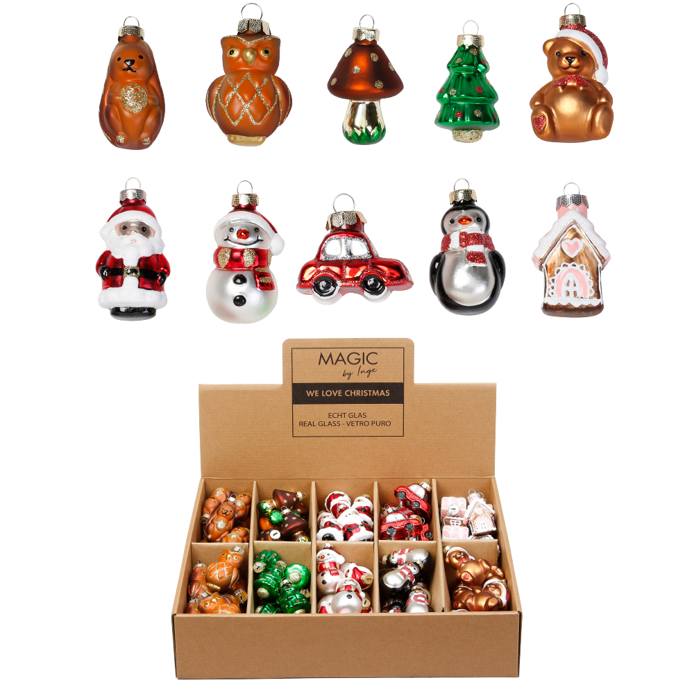 Mini Ornamente 4.5-5.5 cm in Farbe Xmas (), Spielzeug, Zubehör, Kiste, Person