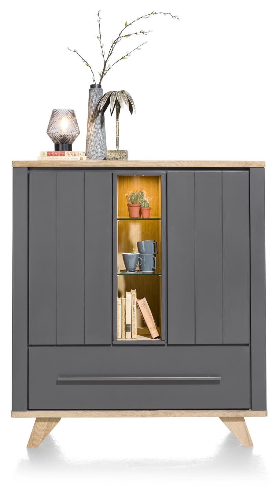 Henders & Hazel Highboard in anthrazit
