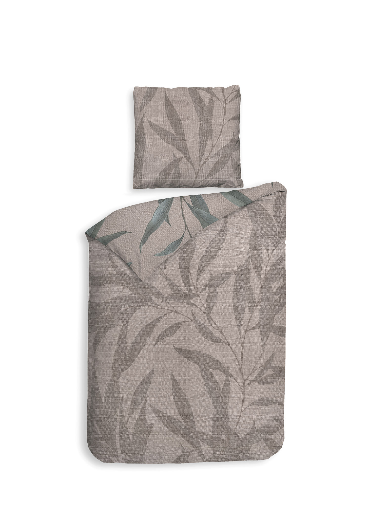 Heckettlane Bettwäsche ca. 135x200cm in Farbe Taupe