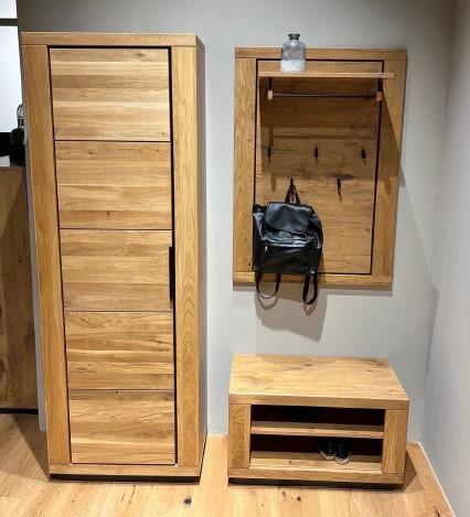 MCA Direkt Spiegel GRENO GARDEROBE ca. B80 H74 T2 cm in Wildeiche massiv geölt