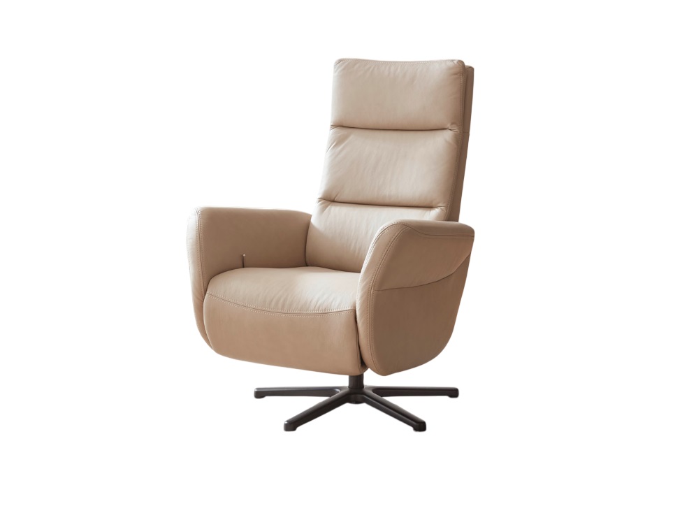Modulmaster Relaxsessel PN-RS20038 Grau Relaxsessel PN-RS20038 in Leder Vivre pearl, Moebel, Stuhl, Sessel