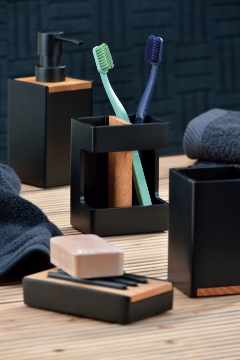 Keck & Lang Seifenschale Cube in Farbe schwarz
