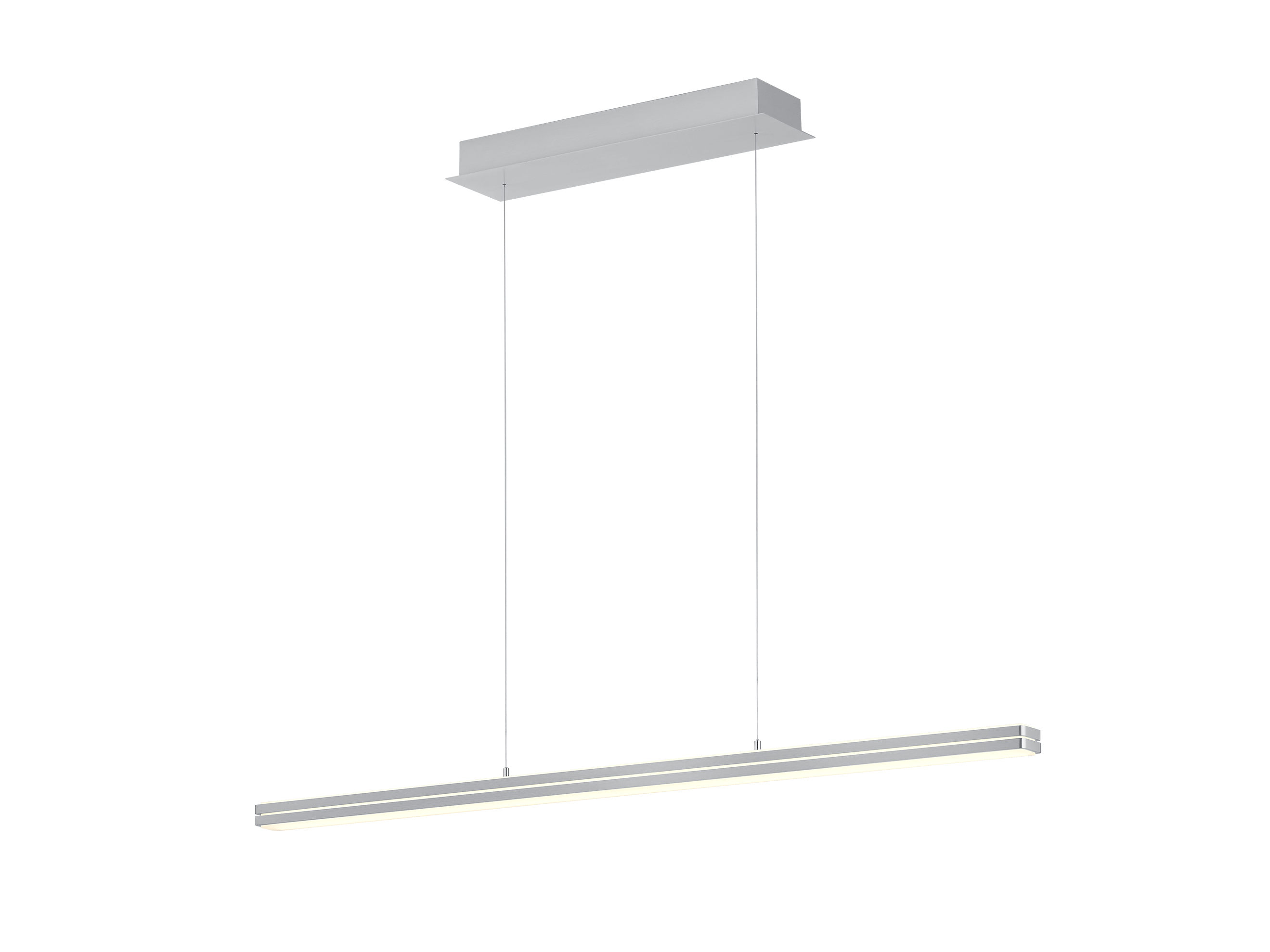 Elements by Bankamp LED-Pendelleuchte ELEMENTS ERIK in Aluminium nickelfarbig B-Leuchten LED-Pendelleuchte ELEMENTS ERIK in Aluminium nickelfarbig