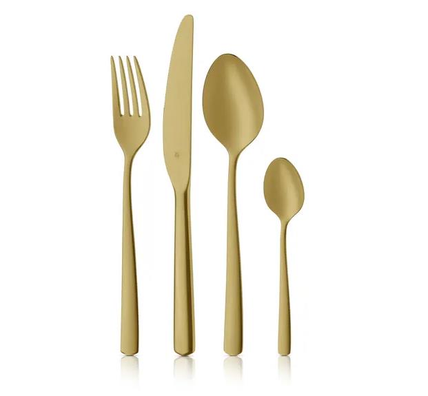 WMF Besteckset 24-tlg. BOSTON in champagner gold, Besteck, Gabel, Löffel