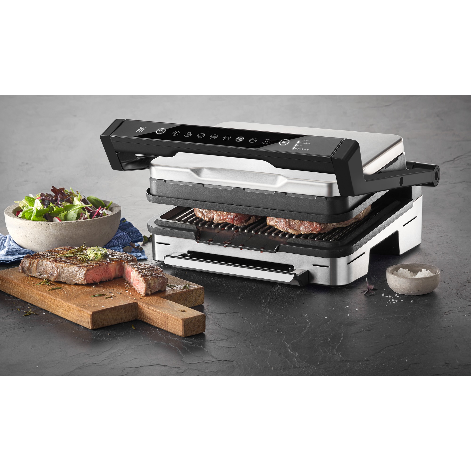 WMF Kontaktgrill Profi Plus SDA in Edelstahl