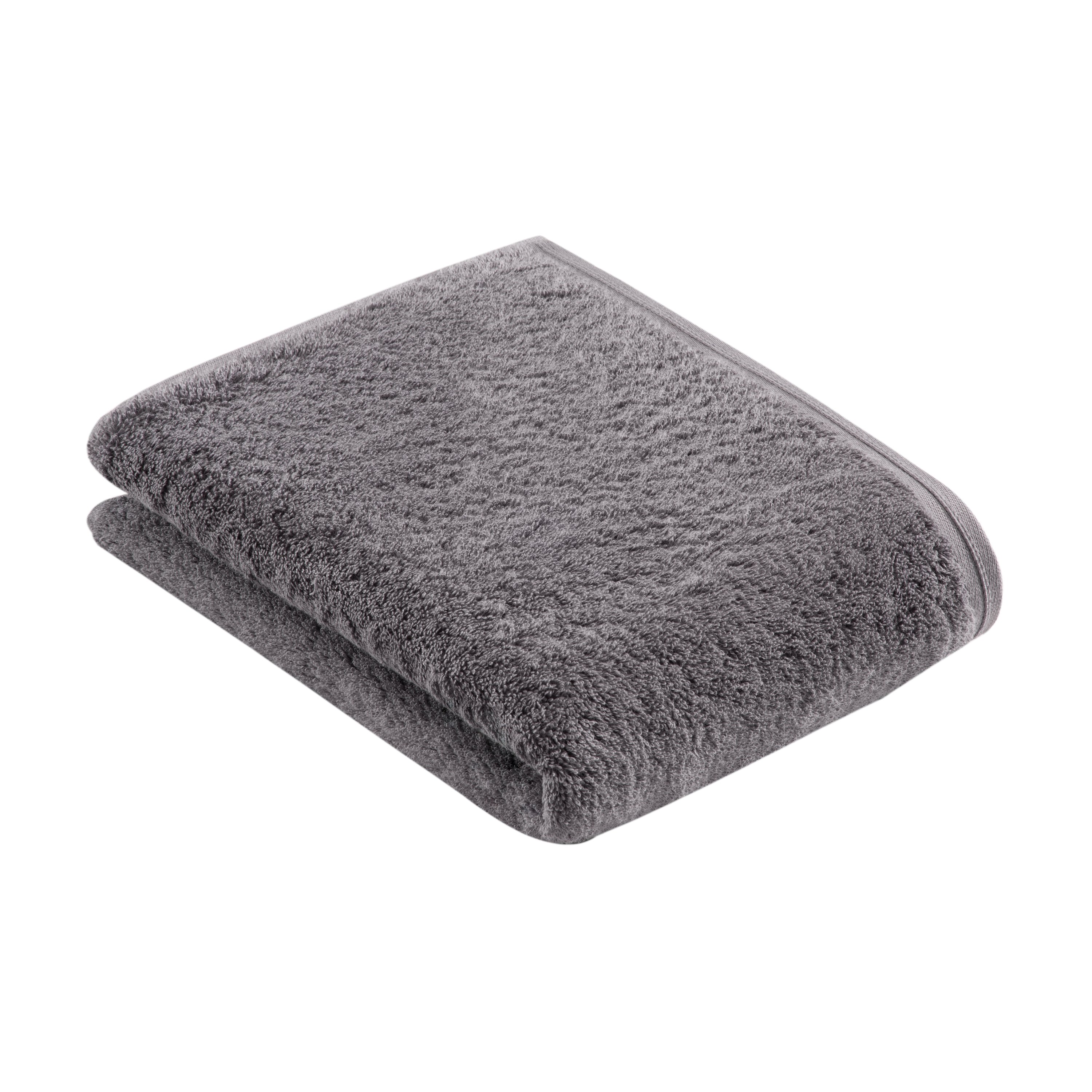 Vossen Duschtuch Vegan Life ca. 67x140cm in Farbe dunkelgrau Vossen Duschtuch Vegan Life ca. 67x140cm in Farbe dunkelgrau