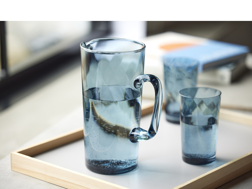 F&H Kanne VIENNA 1,9 Liter in Farbe Blau F&H Kanne VIENNA 0,0019 Liter in Farbe Blau