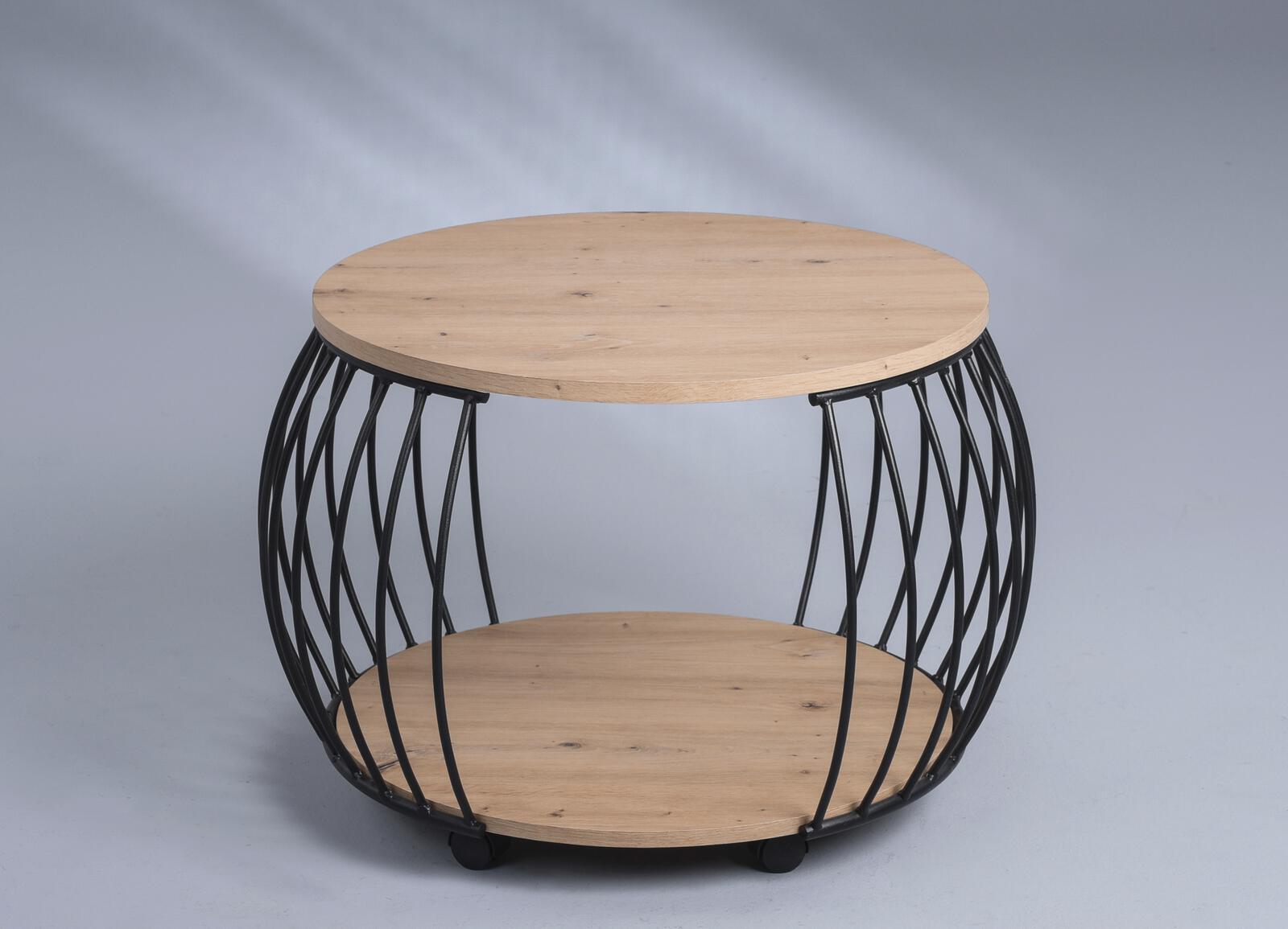 Couchtisch PEKING 2 in Holzfarben M2 Kollektion Couchtisch Peking in Artisaneiche Nachbildung/Metall