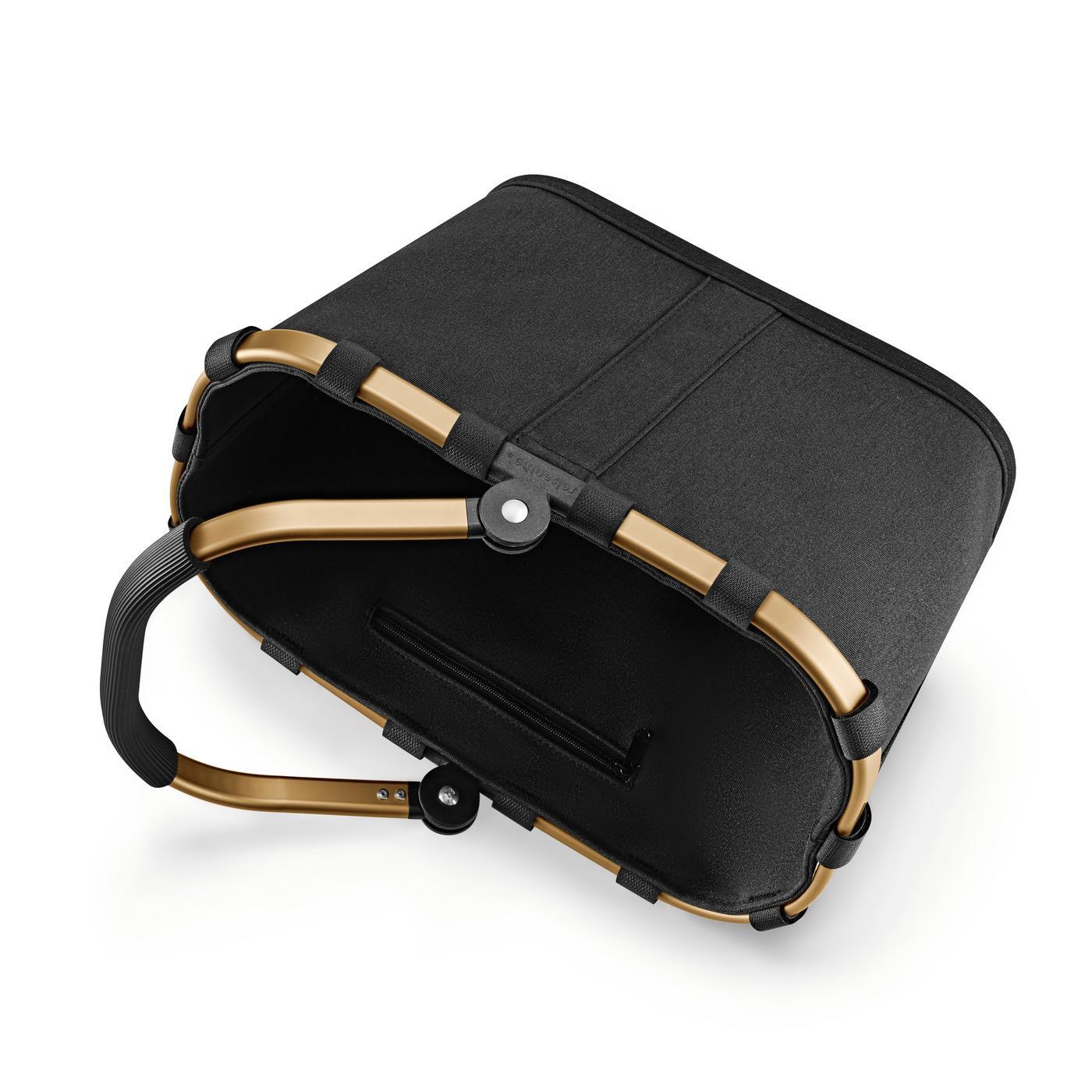 Reisenthel CARRYBAG XS in Farbe onyx gold, Reisegepäck, Koffer, Schwarz, Handgepäck, Nylon