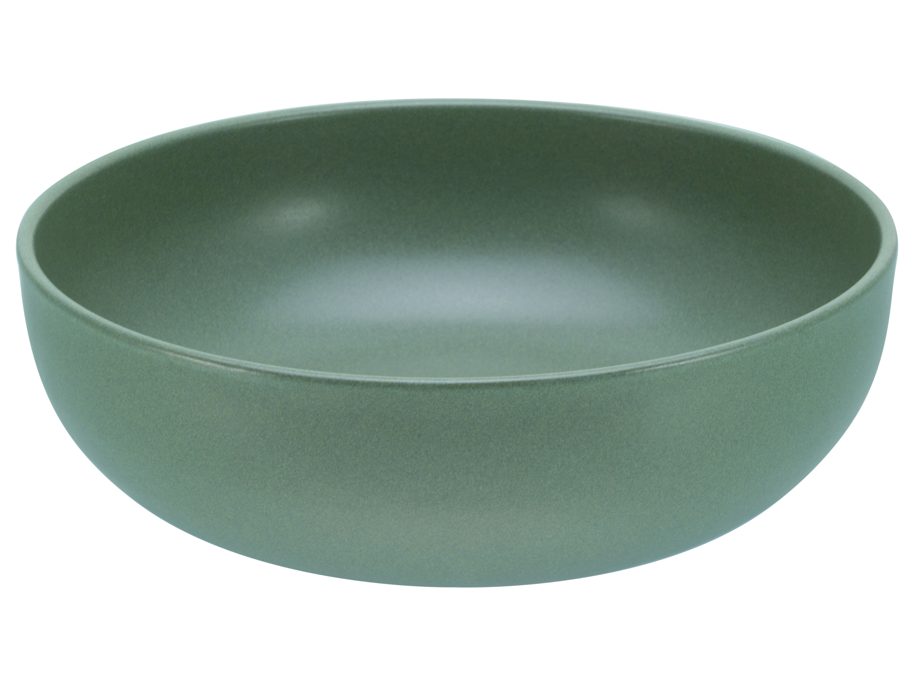 CreaTable Salatschüssel Uno in Farbe Grün matt