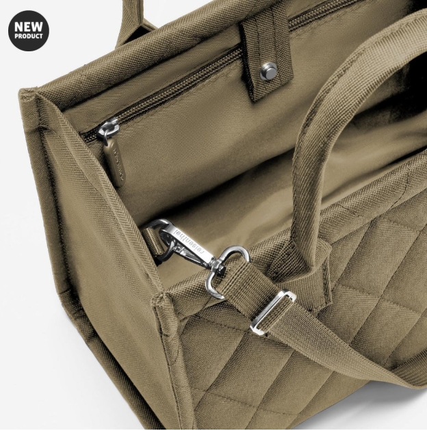 Reisenthel DAILY SHOPPER XS in Farbe rhombus olive, Zubehör, Tasche, Handtasche, Leinwand, Geldbörse