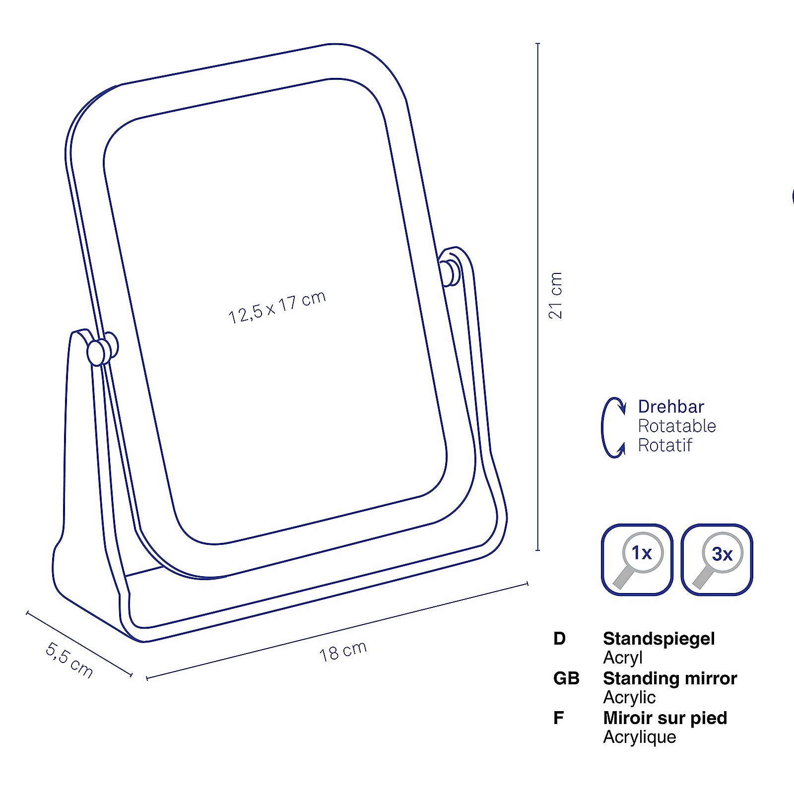 Kela Standspiegel Fiona FIONA in , Seite, Text, Diagramm, Handlung, Hardware