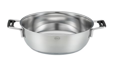 Rösle Servierpfanne 28cm SILENCE PRO Rösle Servierpfanne 28cm, topf, stahl, induktion, trommelform, flache