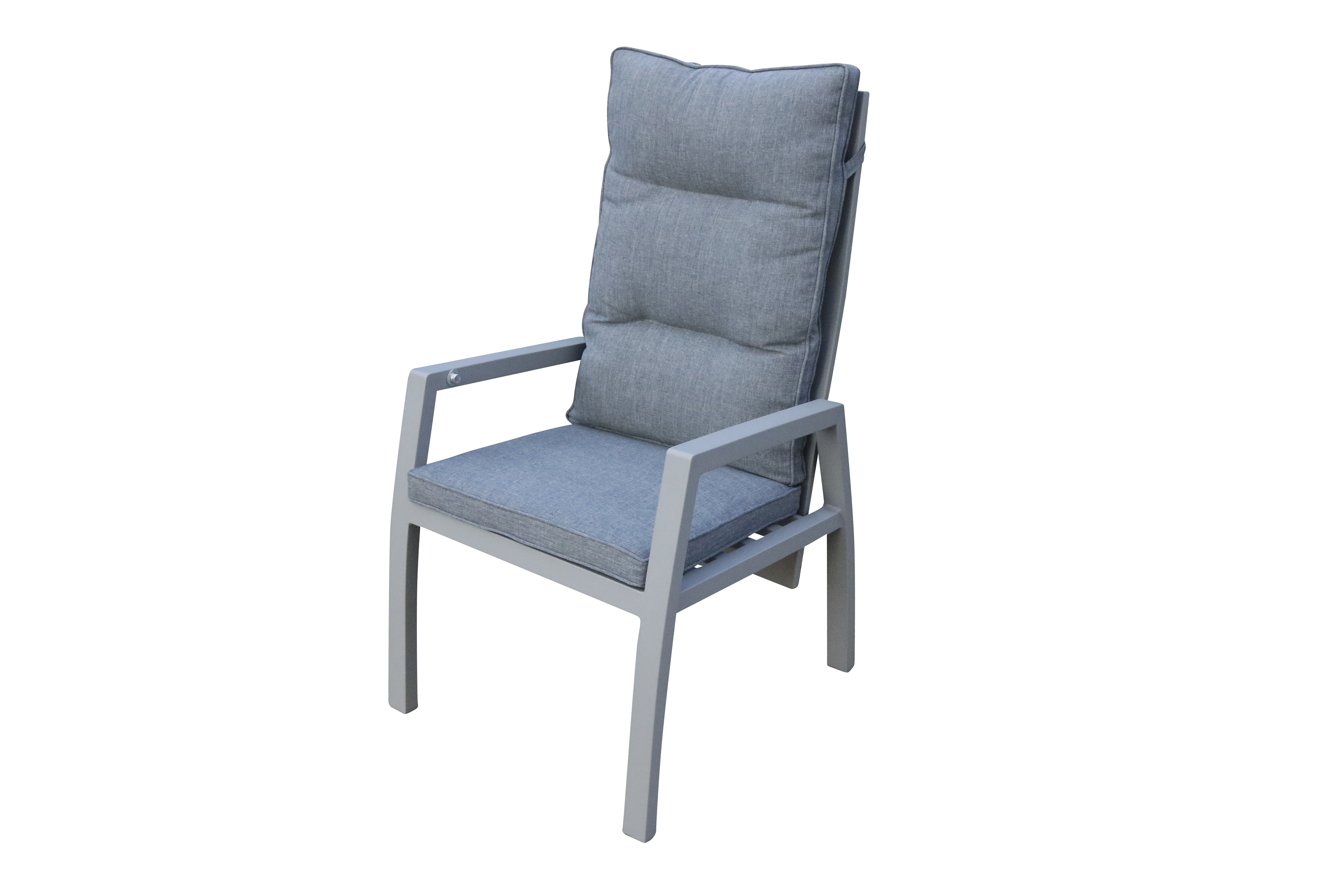 L.C. Wholesaler Positionsstuhl BONDINO ca. B59 H109 T66 cm in Aluminium, anthrazit