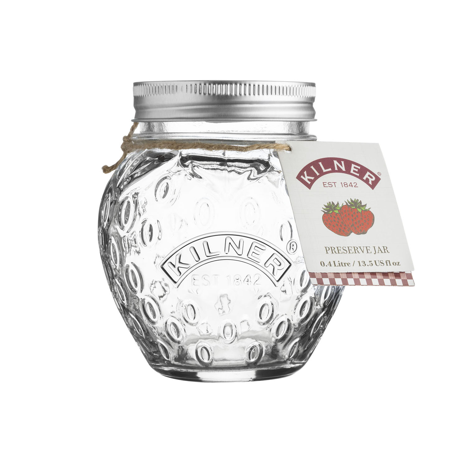 Profino Marmeladenglas, Erdbeere, 400 ml