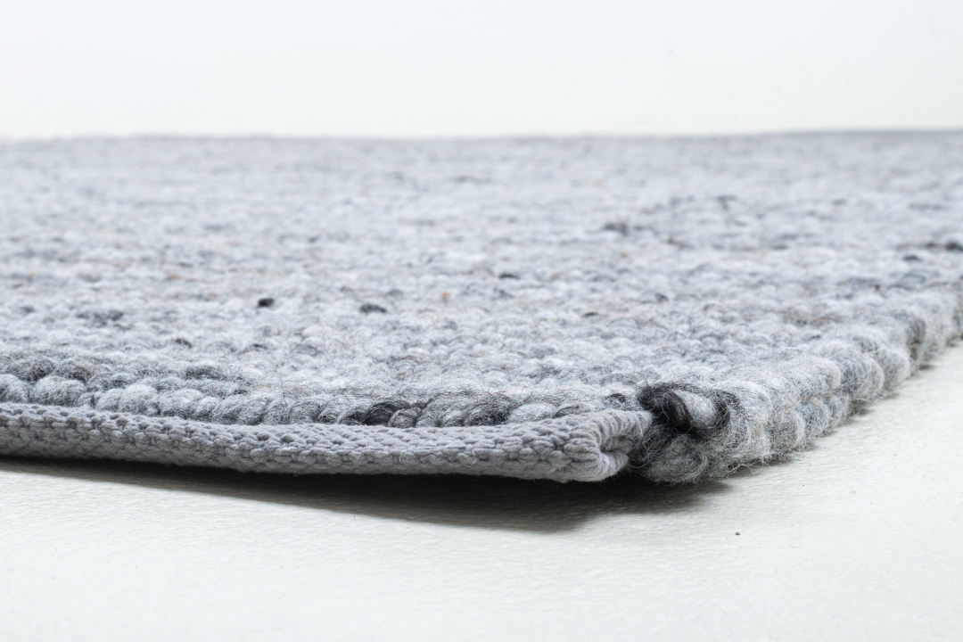 Theo Keller Handwebteppich Paula ca. 70x140cm in Farbe Grey