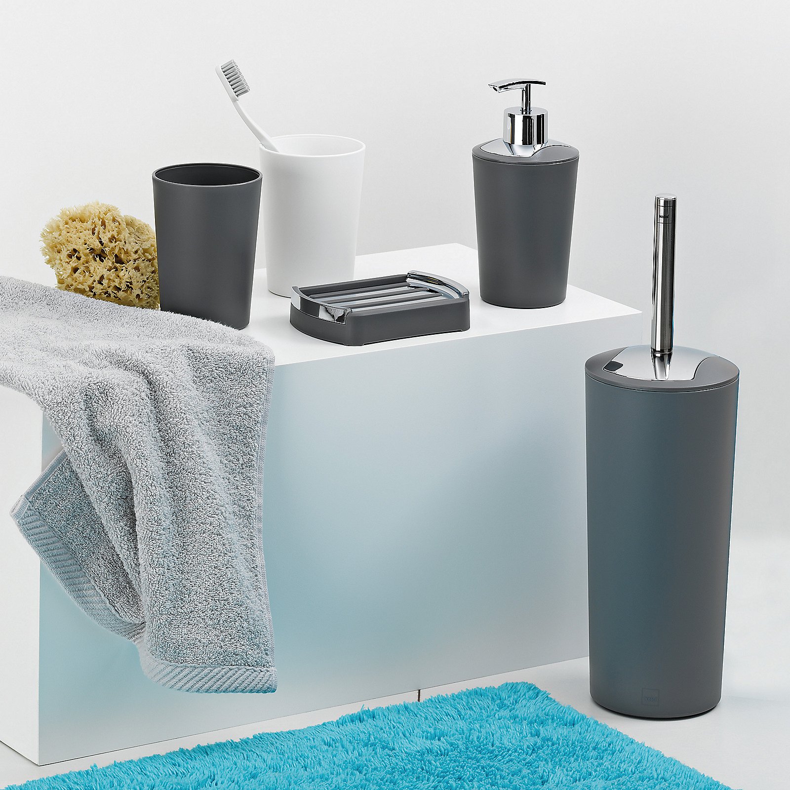 Kela WC-Garnitur Marta MARTA in , Sinken, Waschbeckenhahn, Gerät, Werkzeug, Zahnbürste