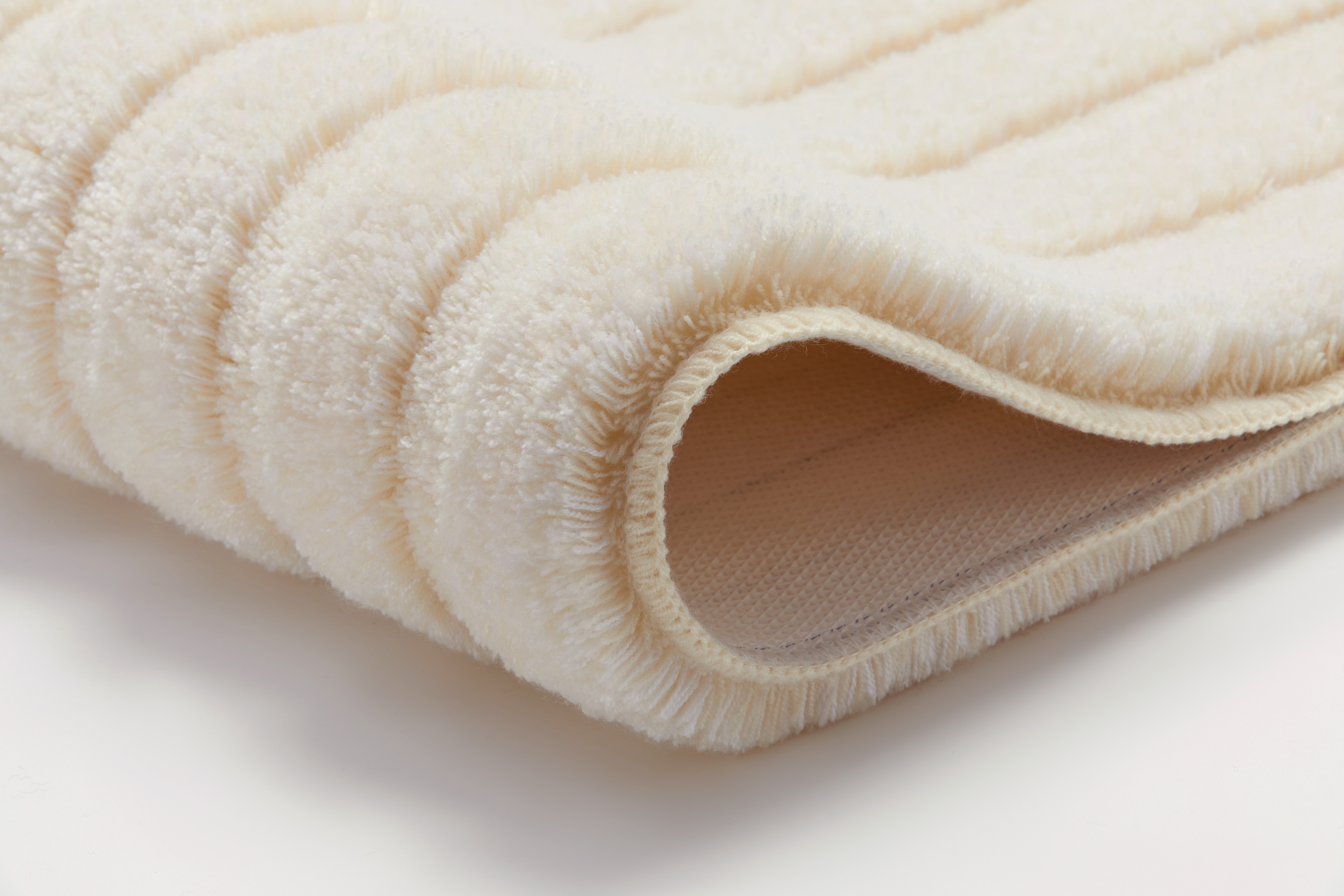Kleine Wolke Badteppich CORD ca. 60x100cm in Farbe Sandbeige