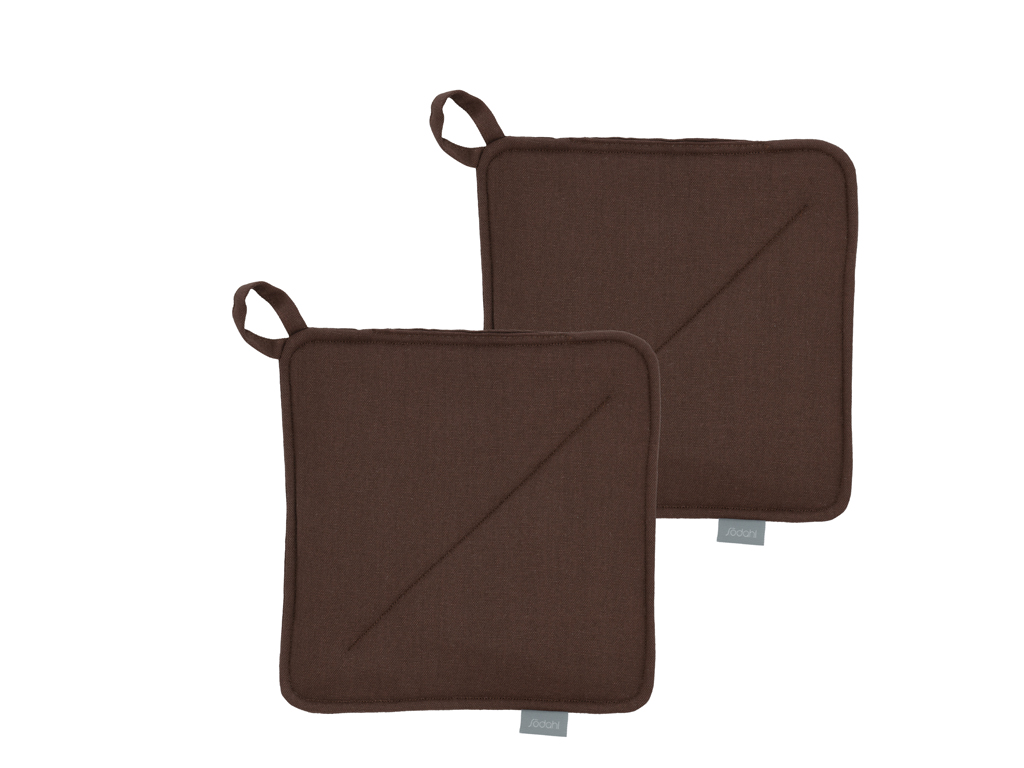 Södahl Topflappen in Farbe coffee brown