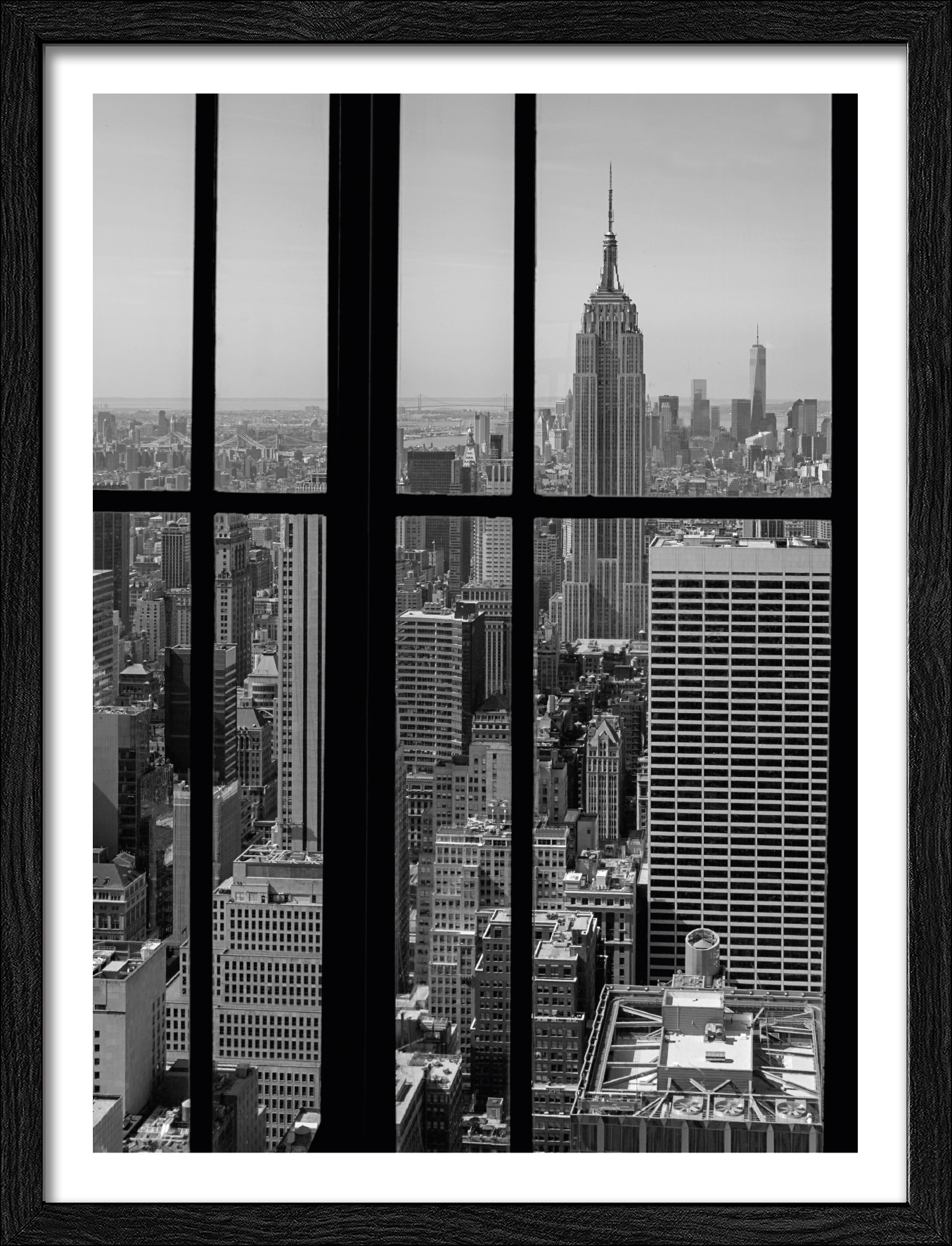 PRO ART Framed-Art Slim Scandic 43x33cm View Of Manhattan I
