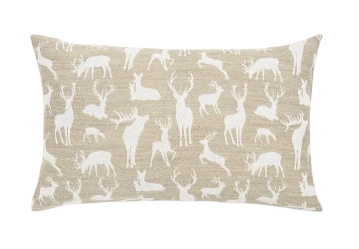 Pad Home Design Kissenhülle Herd 35x60 cm 35x60 in beige-white, Kissen, Dekoration für Zuhause, Kopfkissen, Antilope, Schaf