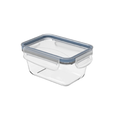 Rotho Kühlschrankdose Glas CLIC & LOCK in Farbe Horizon Blue