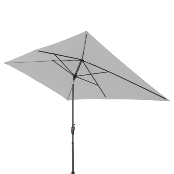 Doppler Kurbelschirm MYZONE AUTO TILT ca. 300x200cm in Farbe hellgrau
