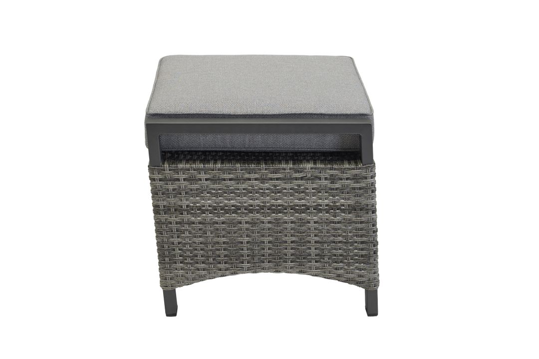 L.C. Wholesaler Living-Hocker KERAMO-VIVERA in Farbe Anthrazit Living-Hocker, Moebel, Osmanisch