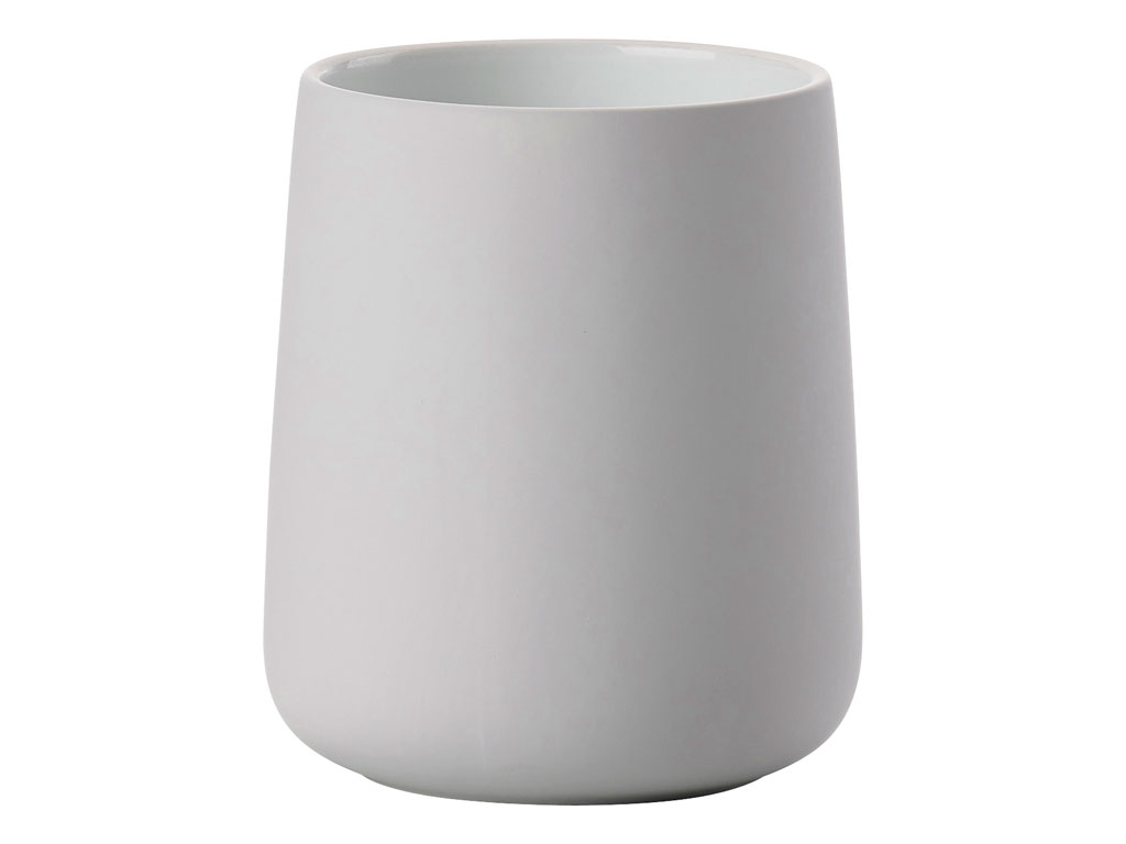 Zone Denmark Zahnbürstenbecher 8 cm in Farbe soft grey