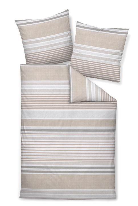Janine Design Bettwäsche DAVOS ca. 155x220cm in Farbe sand