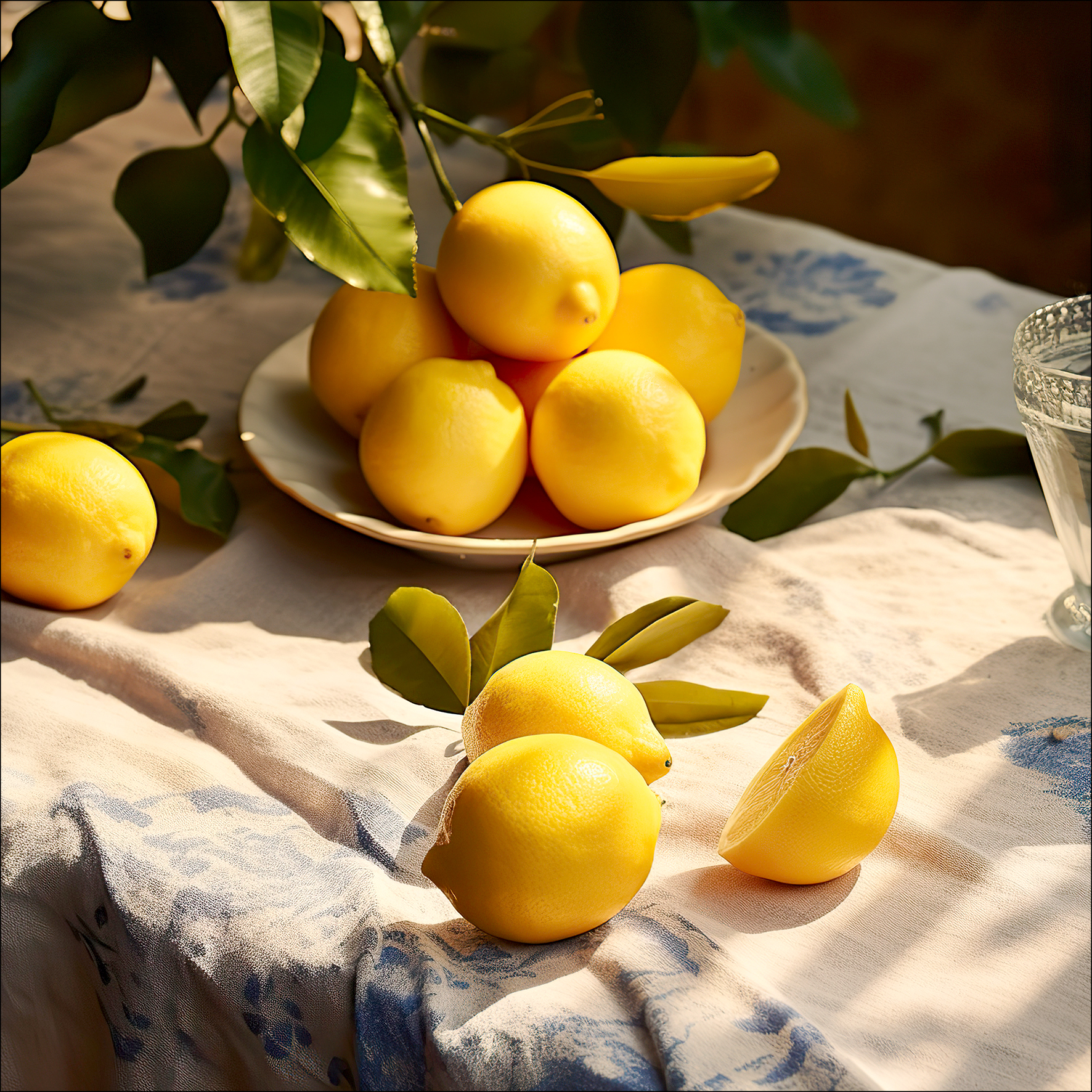 PRO ART Glas-Art 50x50cm Lemons IV