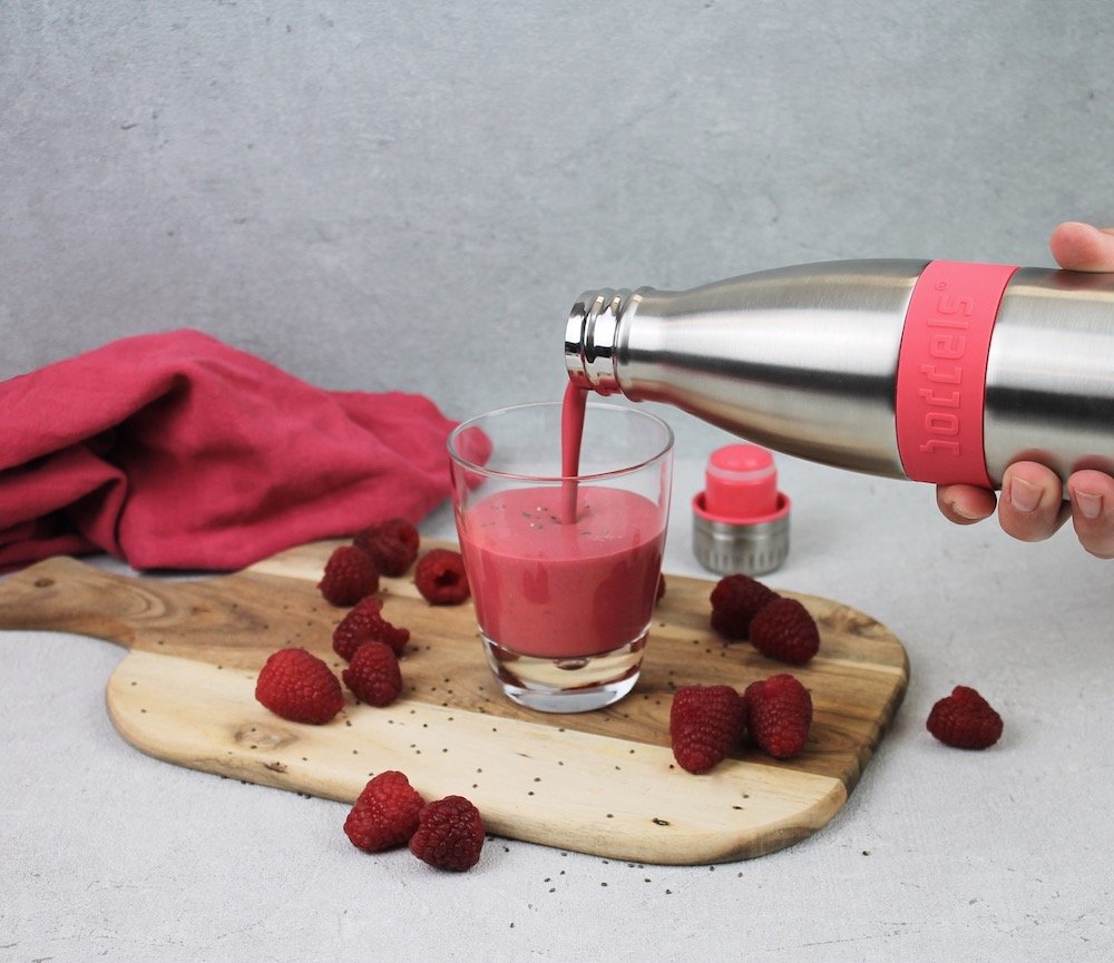 boddels Trinkflasche Twee 500ml in Himbeerrot